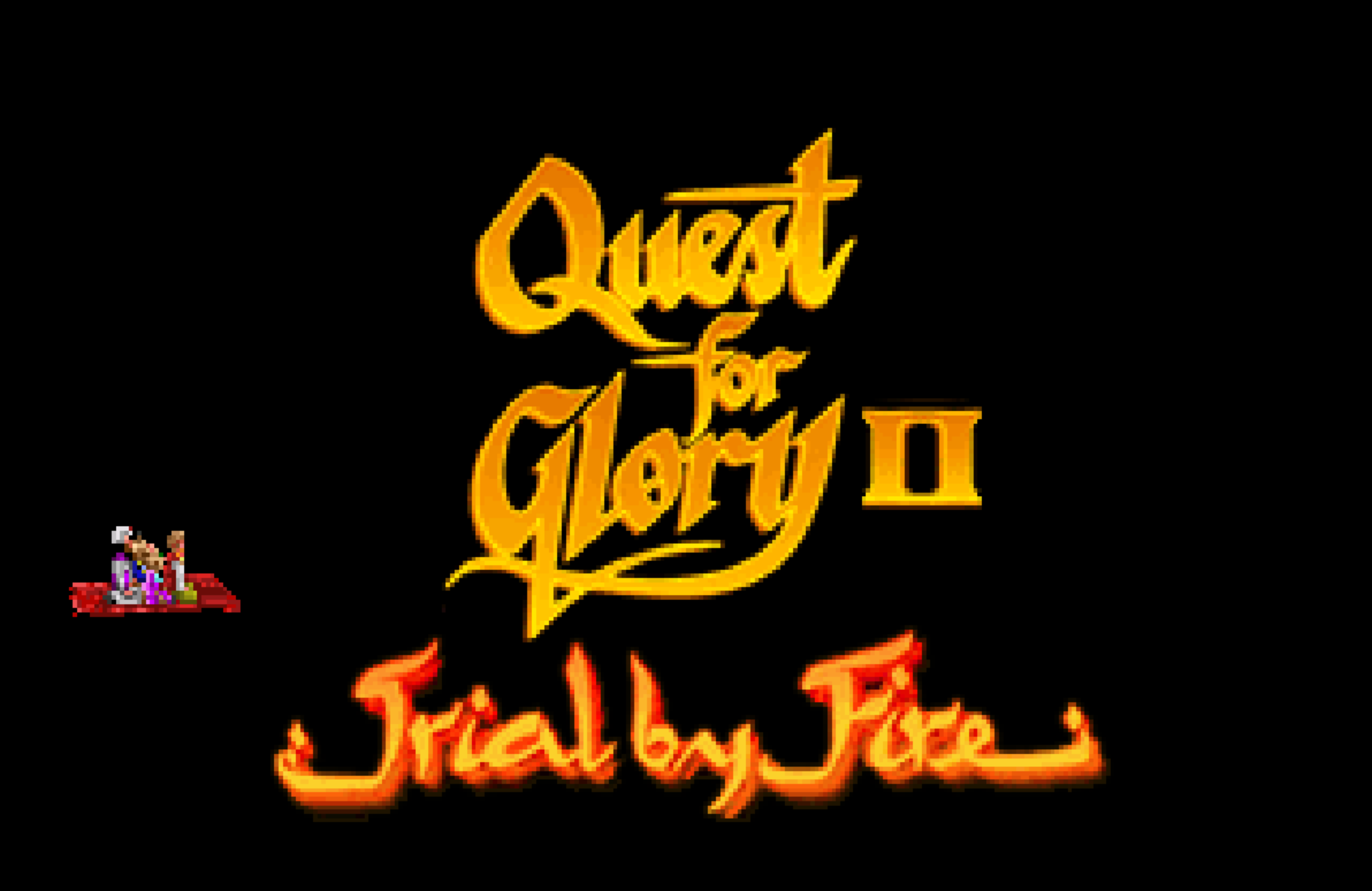 Title screen of the VGA remake of Quest for Glory 2